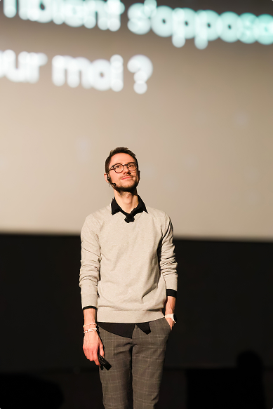 Maxime Sciare en séance de coaching